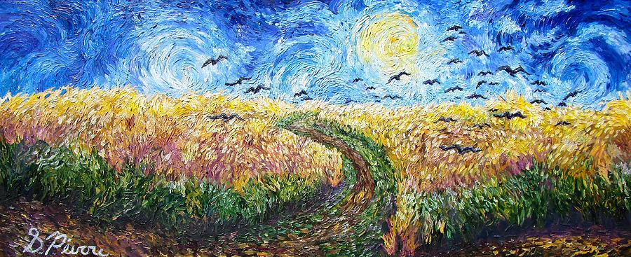 Wheat Field Painting by Sebastian Pierre Wheat Field Painting by Sebastian Pierre