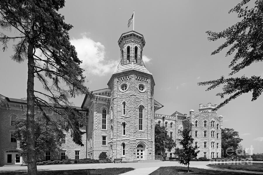 Wheaton College Blanchard Hall Photograph by University Icons
