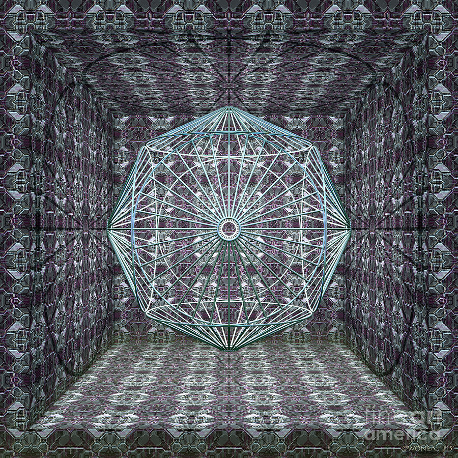 Pattern Digital Art - Ezekiels Wheels by Walter Neal