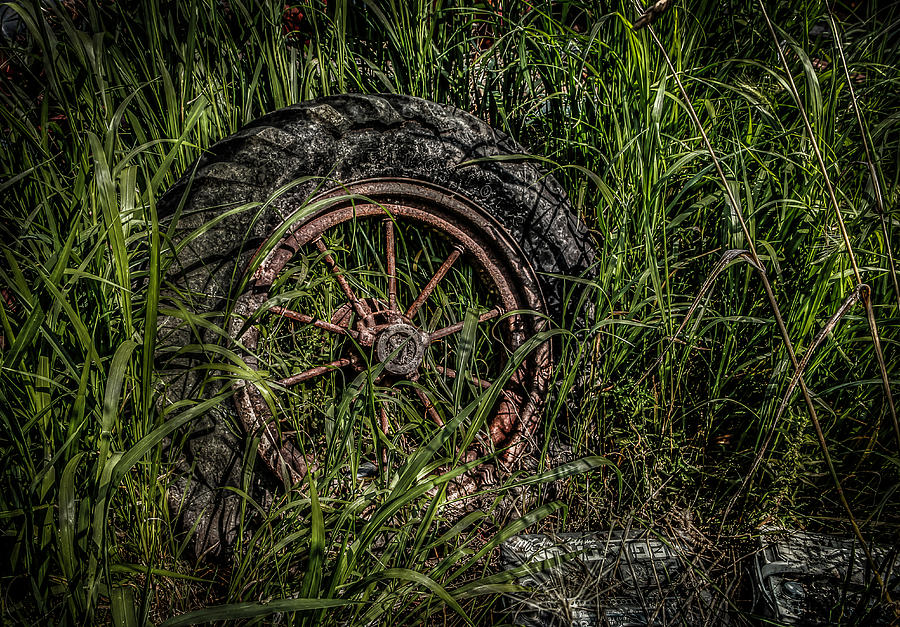 Wheel Tired  Photograph by Ray Congrove