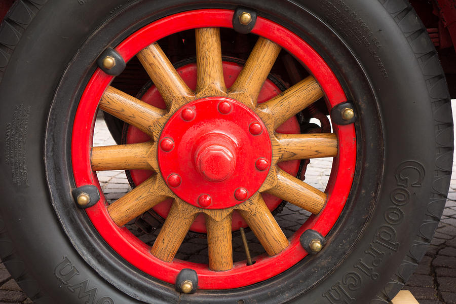 Wheel With Spokes Photograph