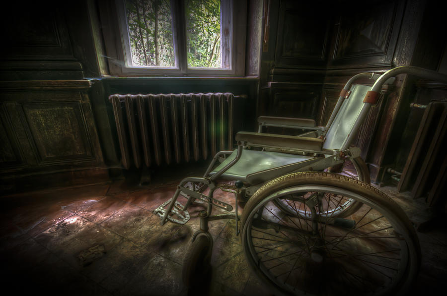 Wheelchair view Digital Art by Nathan Wright