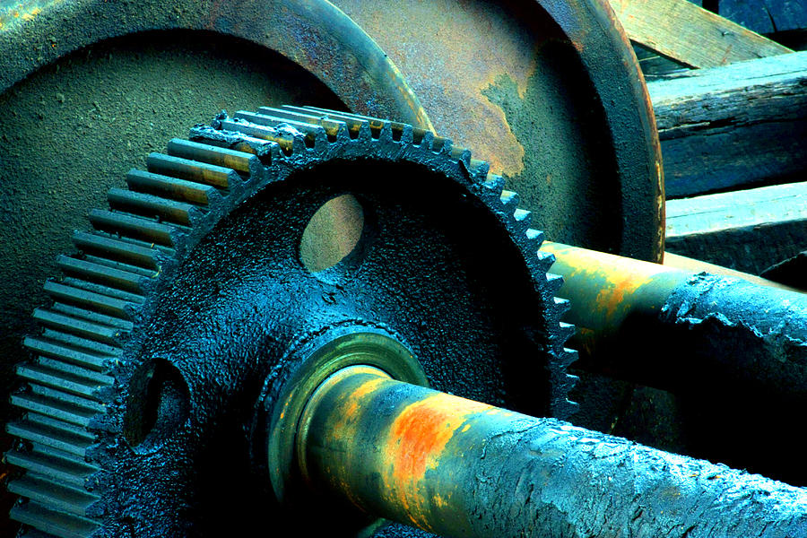 Wheels and Gears Photograph by Mike Flynn