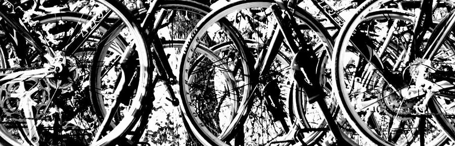 Bicycle Photograph - Wheels and Spokes by Annie  DeMilo