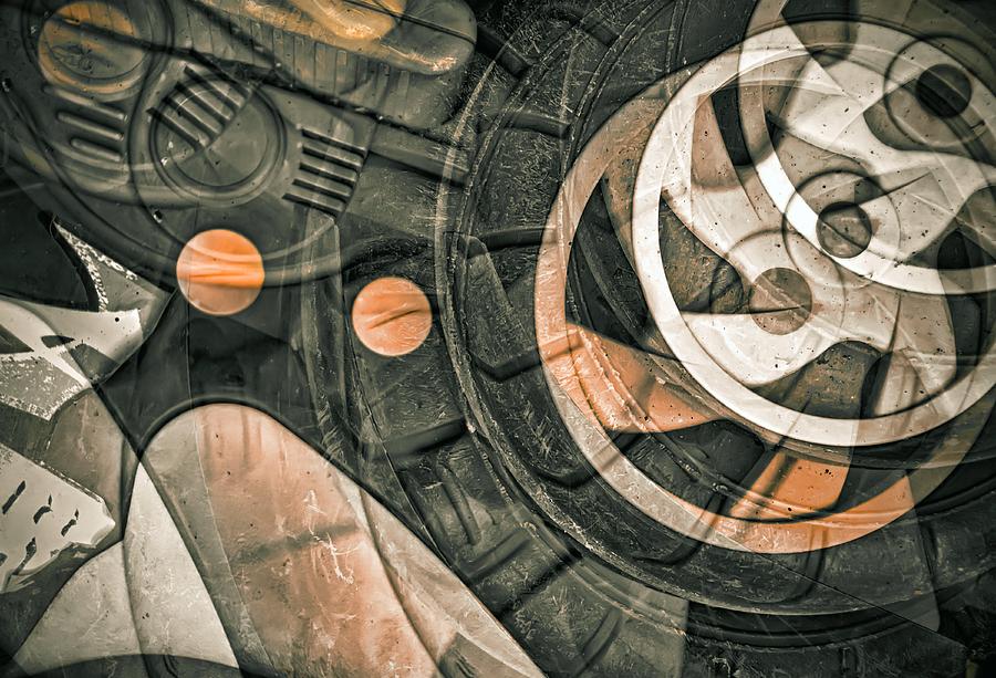 Abstract Photograph - Wheels Of Time by Wayne Sherriff