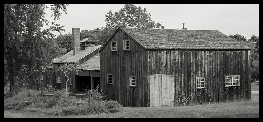 Wheelwright Shop in Black Frame Photograph by Guy Whiteley