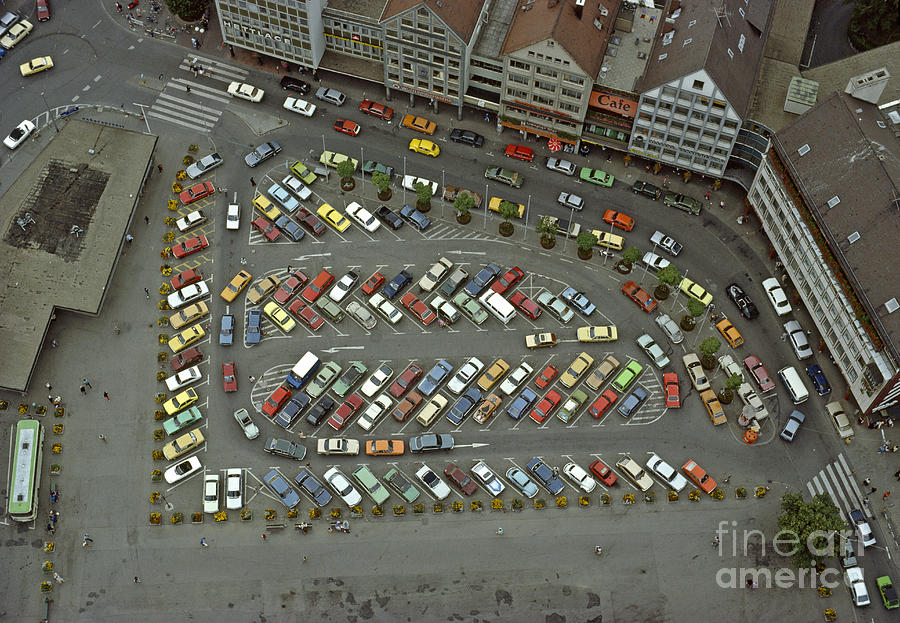 Cars Photograph - When Cars Were Colorful 1980s by David Davies Cars Photograph - When Cars Were Colorful 1980s by David Davies