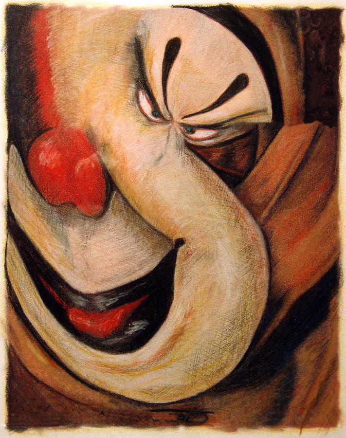 When Clowns Go Bad Mixed Media by Ed Meredith