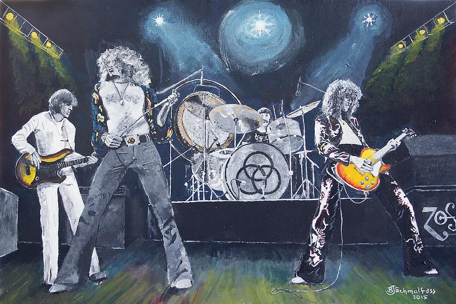 When Giants Rocked The Earth Painting by Bruce Schmalfuss