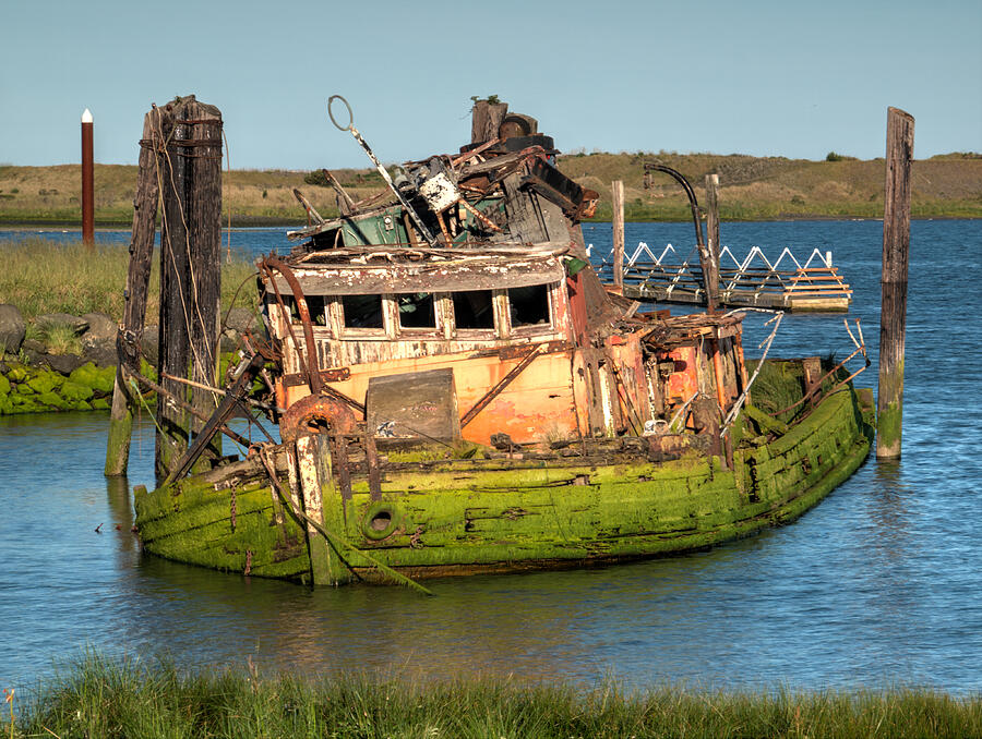 Boat Photograph - When I Am Old I Shall Wear Green by HW Kateley
