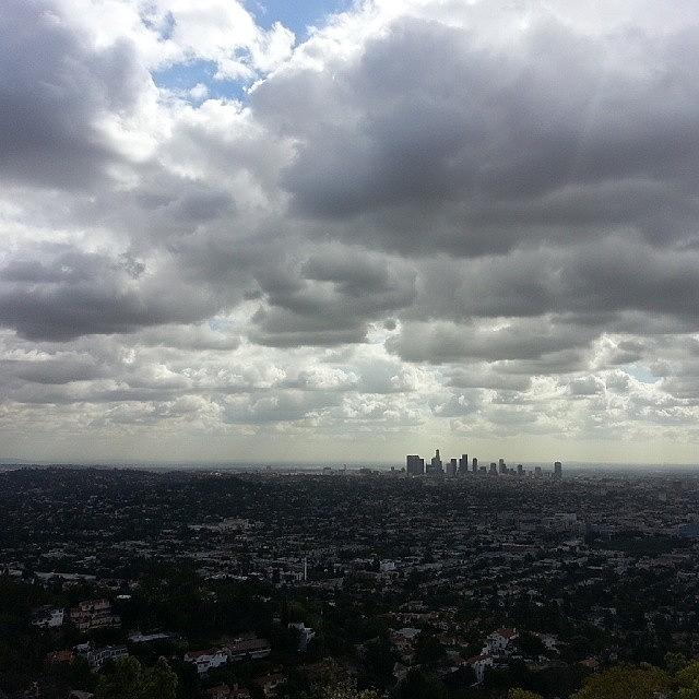 City Photograph - When La Used To Be Cloudy #latergram by Romit Dodhia