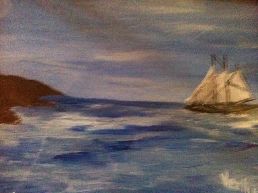 When My Ship Comes In Painting by Clare Ventura