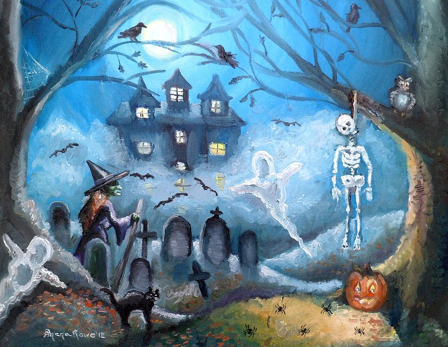 When October Comes Painting by Shana Rowe Jackson