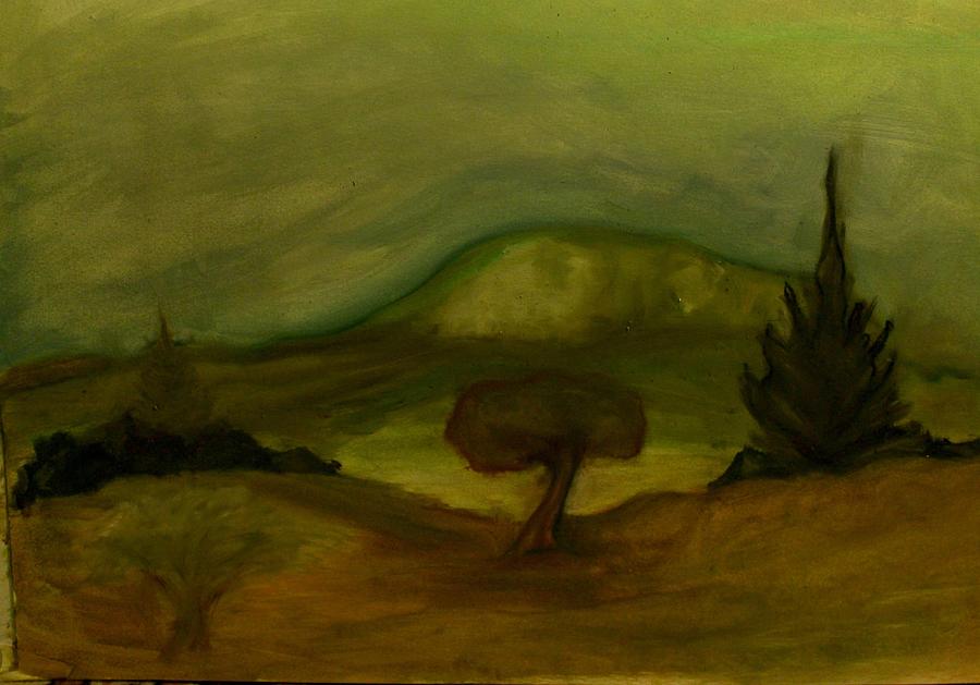 Landscape Painting - When Our Time Come by Pal Mezei