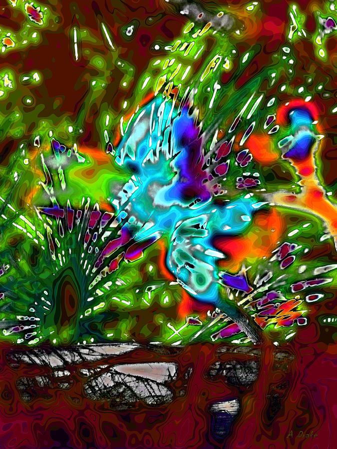 When Souls Rise Abstract Digital Art by Alec Drake