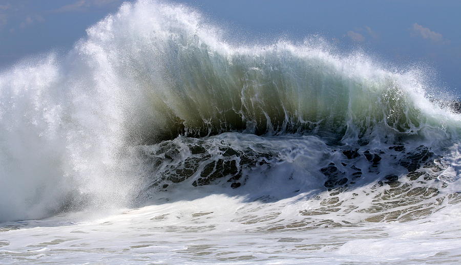 When Waves Collide Photograph by Ron Romanosky - Fine Art America