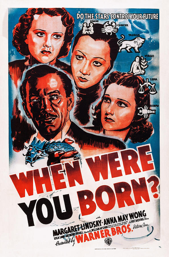 Movie Photograph - When Were You Born, Us Poster Art by Everett
