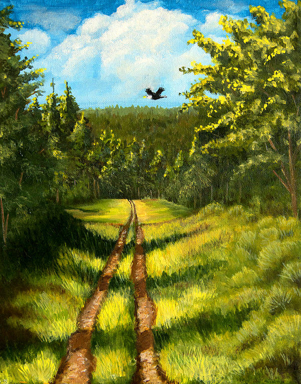 Where Eagles Fly Painting by Judi Hendricks