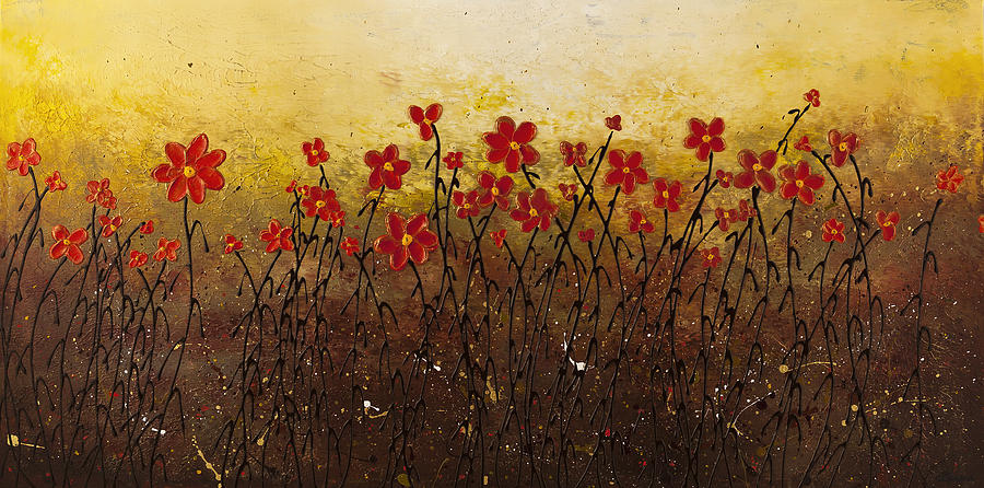 Where Happiness Grows Painting by Carmen Guedez