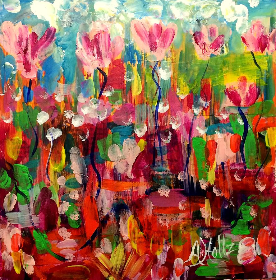 Where Is Spring? Painting by Arlene Holtz