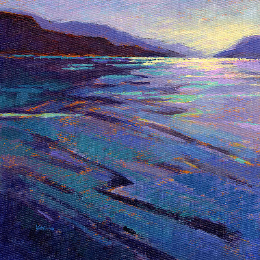 Where the Whales Play 3 Painting by Konnie Kim