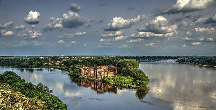Landscape Photograph - Where Two Rivers Meet by Julis Simo