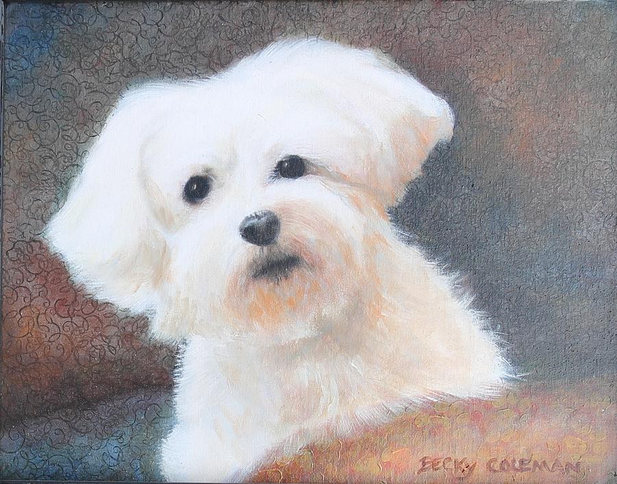 Where's My Treat? Painting by Becky Coleman - Fine Art America