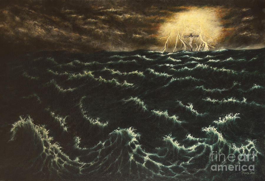 Armageddon Painting - Wheres Noah? by Gregory John