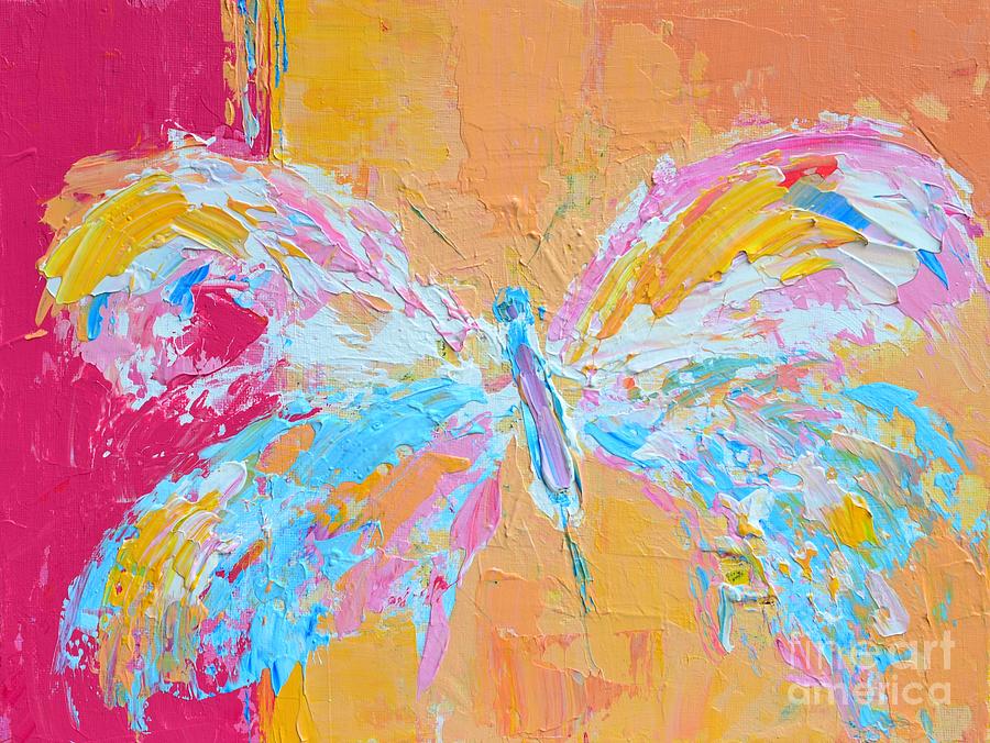 Whimsical Butterfly Painting by Patricia Awapara