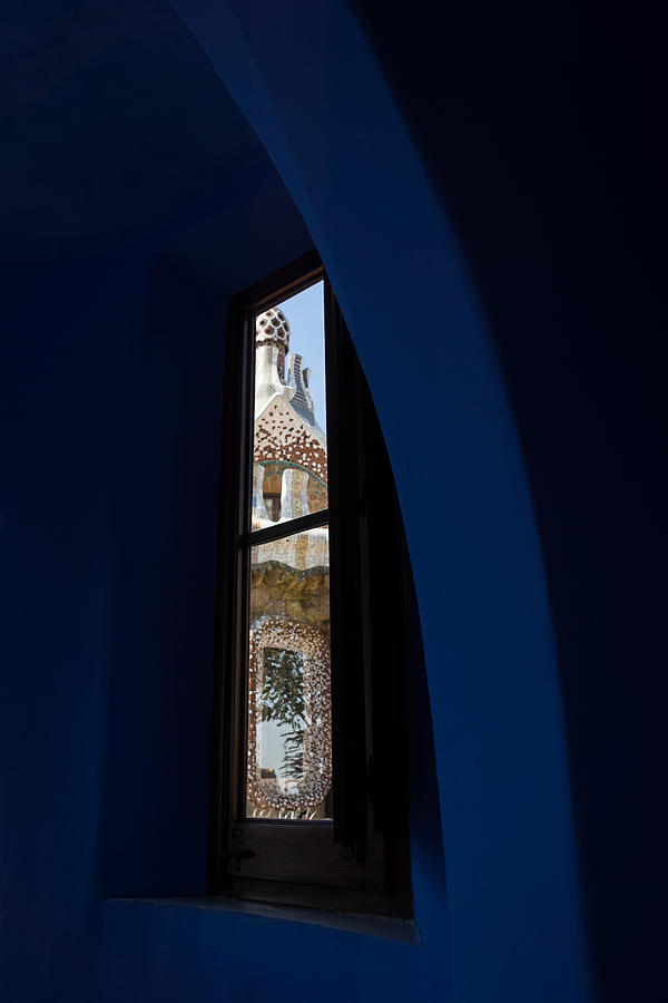 Whimsical Fanciful Antoni Gaudi - Inside and Outside Photograph by Georgia Mizuleva