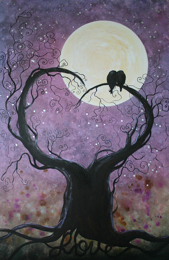 Whimsical Tree Painting by Alma Yamazaki