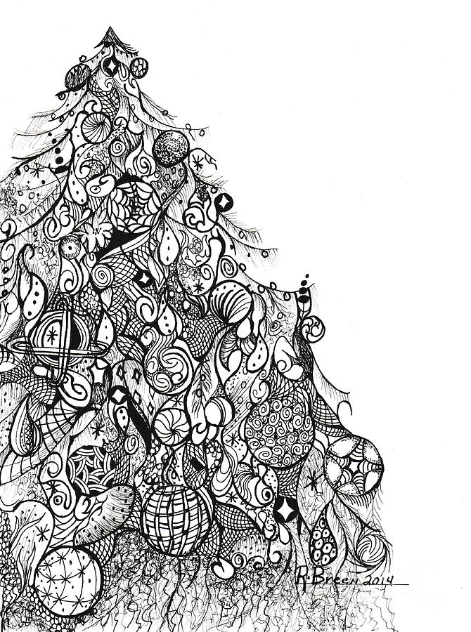 Whimsical Tree Drawing