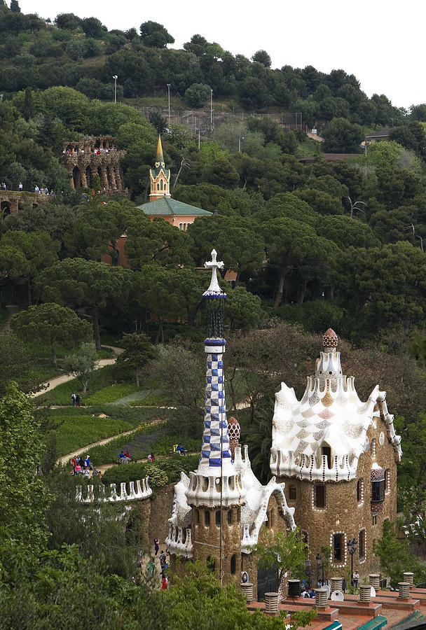 Whimsy of Park Guell  Photograph by Lorraine Devon Wilke