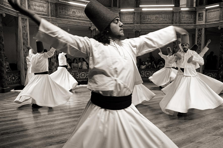 Dervishes Photograph - Whirling Dervishes by For Ninety One Days