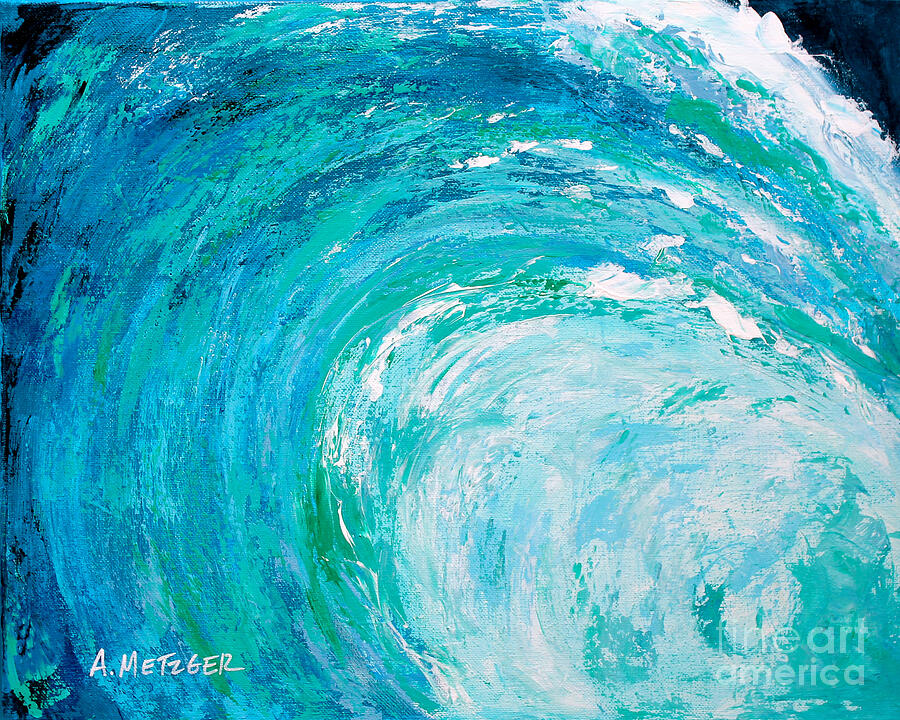 Whirlpool Painting by Alan Metzger