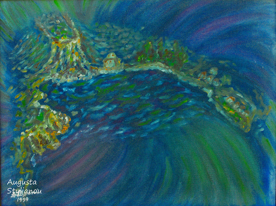 Whirlpool Painting by Augusta Stylianou
