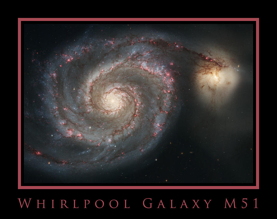 Whirlpool Galaxy M51 Photograph by Adam Mateo Fierro