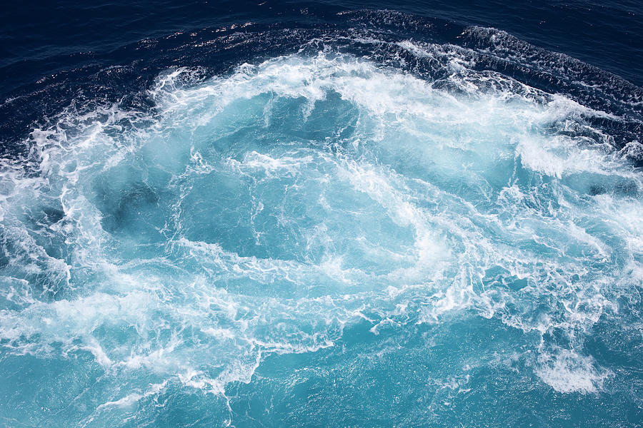 Whirlpool In The Sea Photograph by Malerapaso