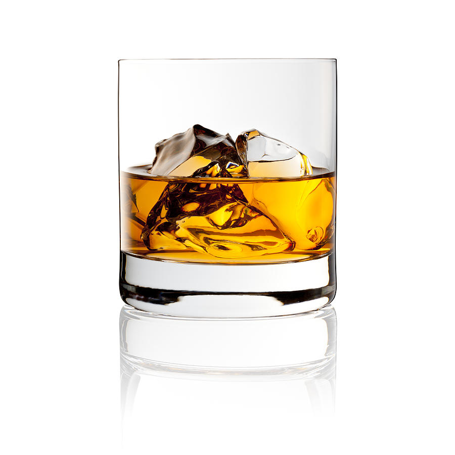 Whisky On The Rocks - Drink with Ice Photograph by ThomasVogel
