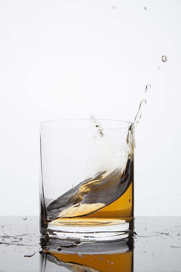 Whisky Splash Photograph by Erin Cadigan