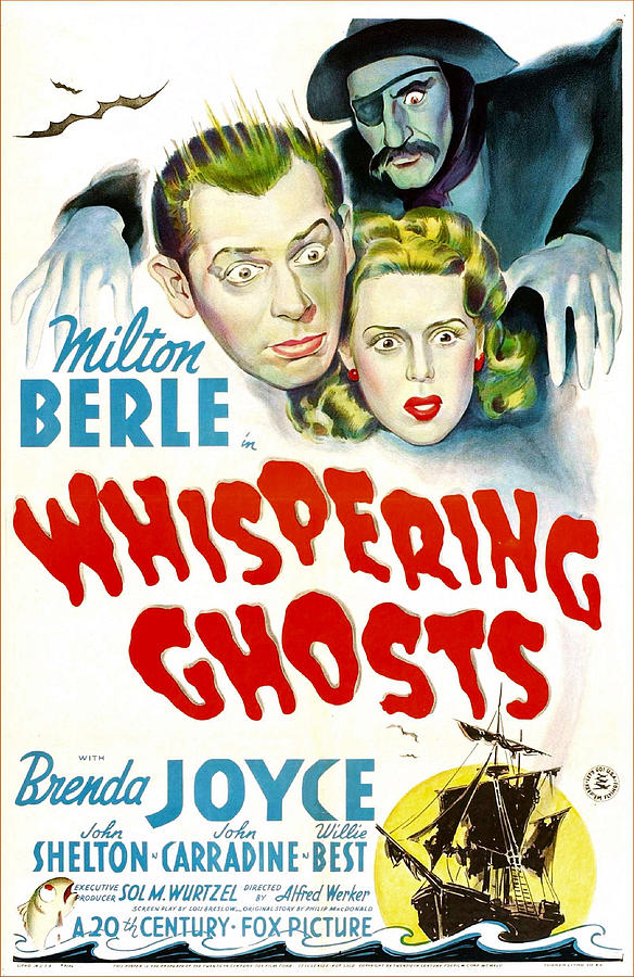 Whispering Ghosts, Us Poster, From Top Photograph By Everett - Fine Art ...