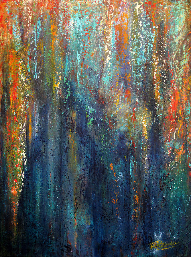 Whispering Willows Painting by Roberta Rotunda