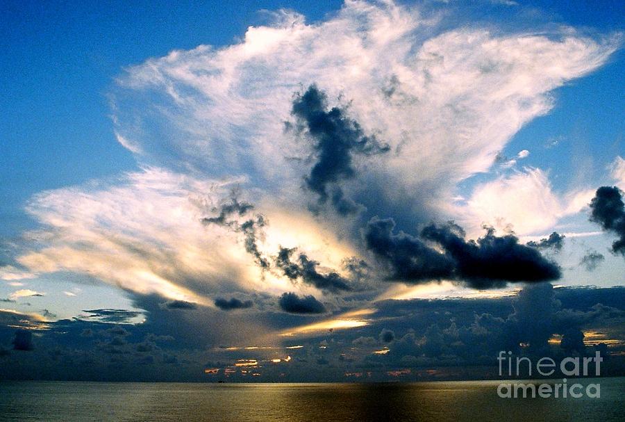 Whispers From The Heavens Off The Coast Of Louisiana Photograph by Michael Hoard