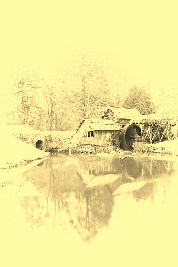 Whispers of Mabry Mill Photograph by Kathy Clark