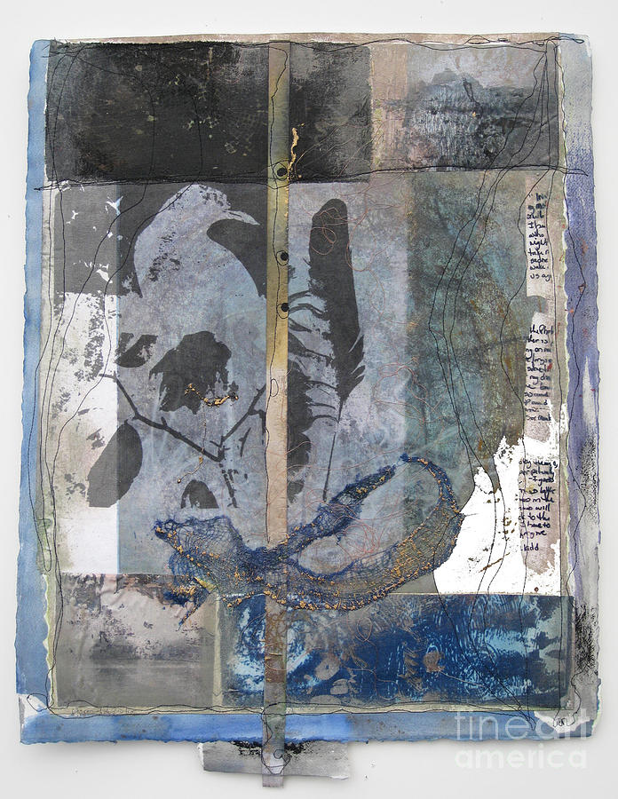 Collage Mixed Media - Whispers of the Positive by Wen Redmond Collage Mixed Media - Whispers of the Positive by Wen Redmond