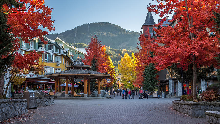 Whistler Village Stroll on a beautiful Autumn day Photograph by Pierre Leclerc Photography