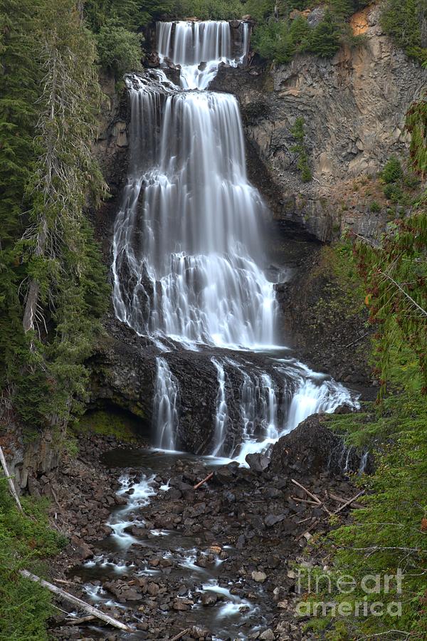 Whistler Waterfalls - Alexander Falls Photograph by Adam Jewell