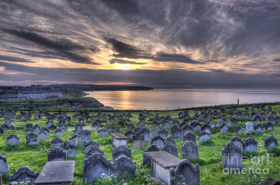 Whitby graves Photograph by Steev Stamford