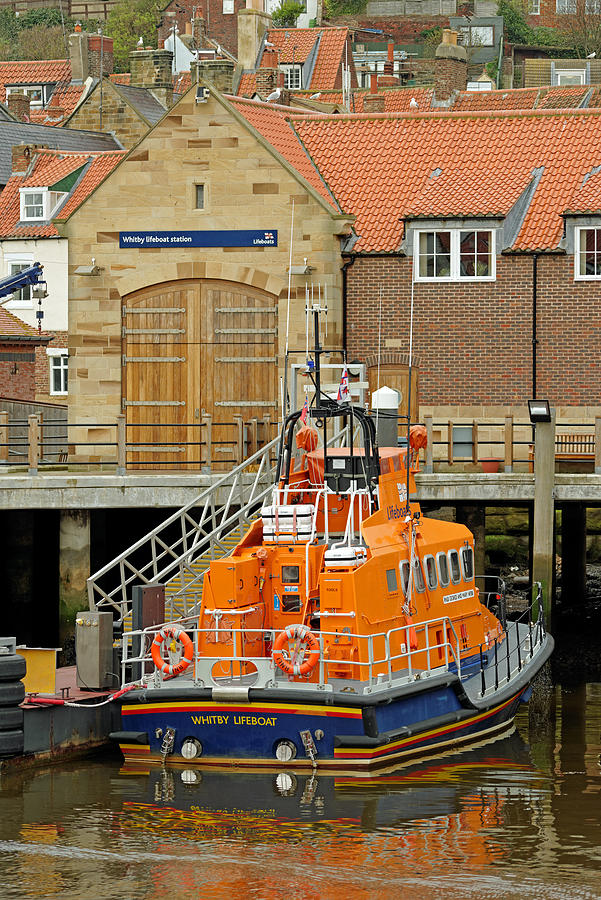 Whitby Lifeboat and Lifeboat Station Photograph by Rod Johnson