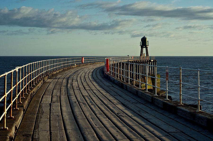 Whitby Pier Photograph by Stephen Taylor